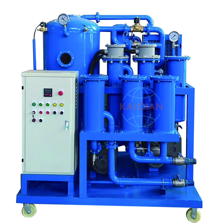 某某電廠雙級真空濾油機(jī)試機(jī)運(yùn)行現(xiàn)場！